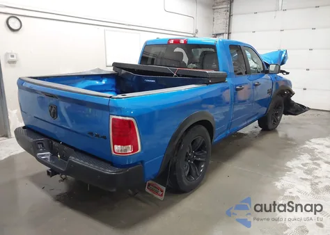 2021 Ram 1500 Classic Warlock 4X4 6'4 Box z USA, uszkodzony, nr VIN 1C6RR7GG5MS522987